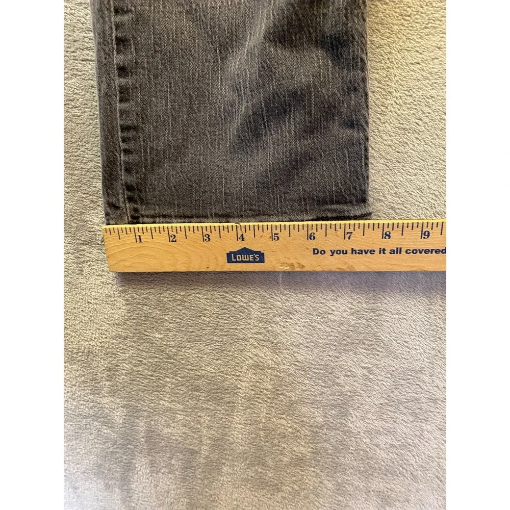 Levis 514 Straight Fit Jeans Mens 38x34 Gray Denim Pants Measured 38x30
